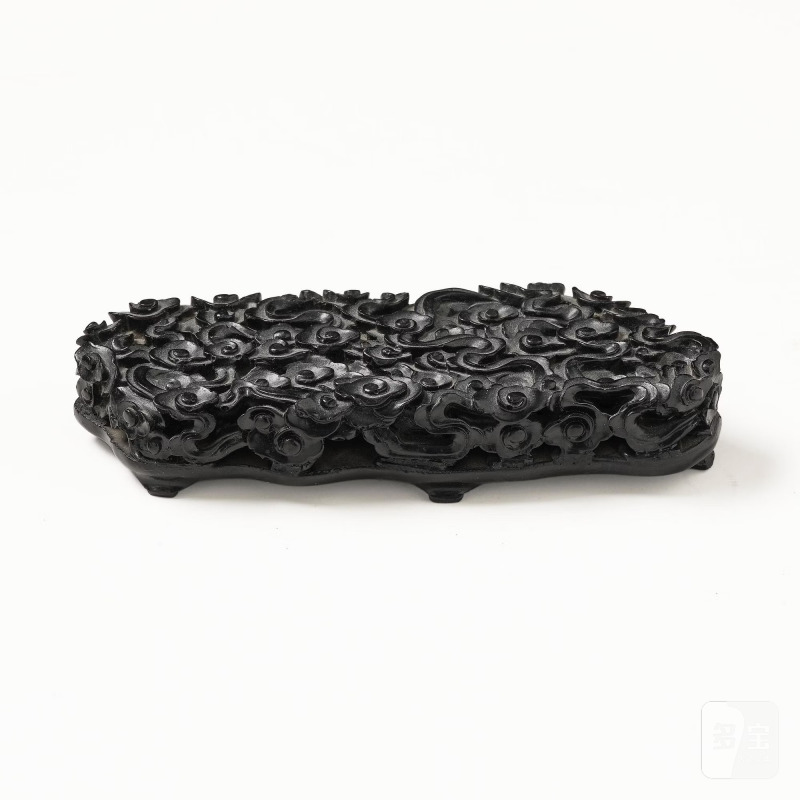 A lacquered and painted wooden stand, - 图4